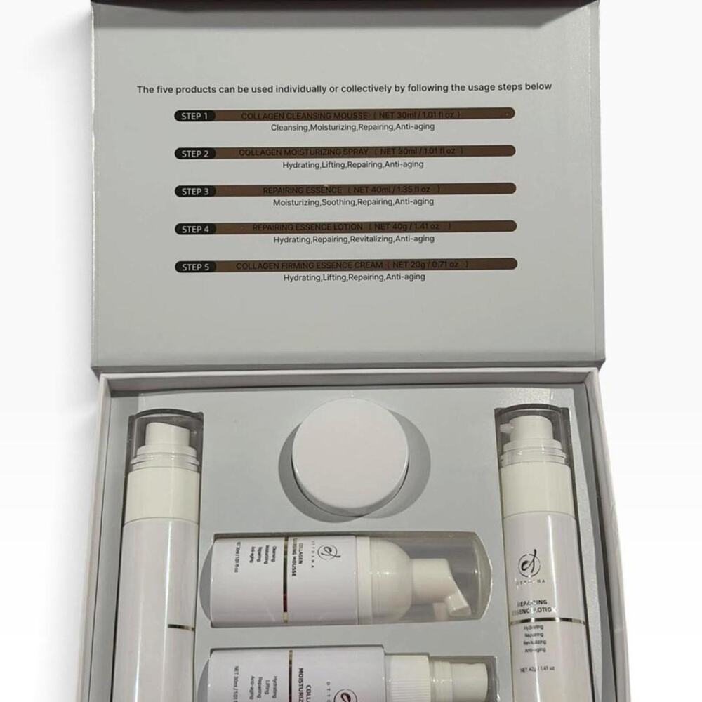Ettusais 5 Piece Skincare Set Cleanser Toner Serum Cream Beauty Gift Set New